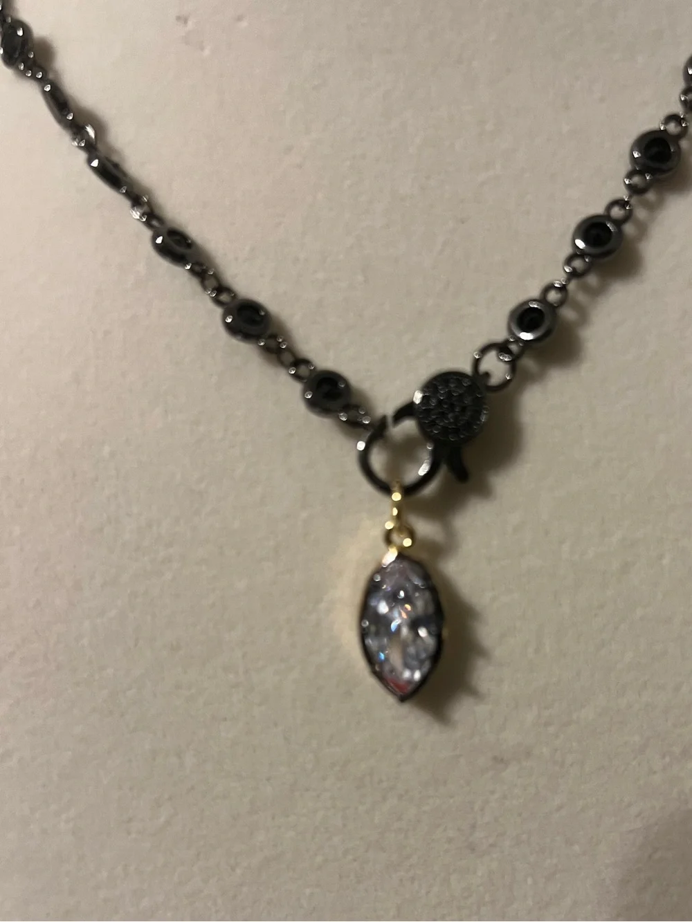 New  Black Rhodium Diamond-by-the-Yard 18